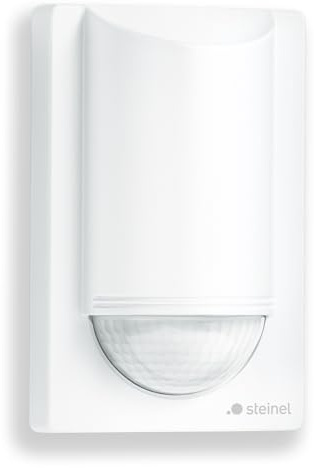 Steinel Bewegungsmelder is 2180 ECO Weiß, 180°/12 m PIR-Sensor, 350 W LED Schaltlast, Wandsensor, Unterkriechschutz