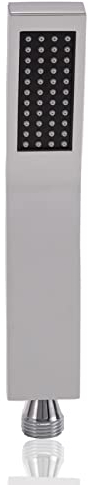 Oupukle Handbrause Wassersparend Hochdruck Badezimmer Silber Anti-Kalk-Düsen Duschkopf Regendusche Messing Chrom mit 1 Strahlarten