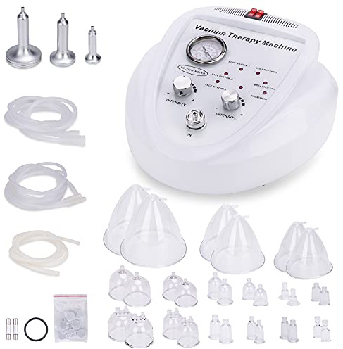 Meifuly Vakuum Schröpftherapie-Sets mit 30 Tassen und 3 Pumpen, einstellbarer Saugkraft und 6 Modi Vakuumtherapiegeräte