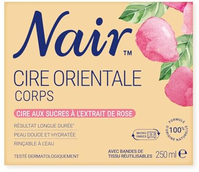 NAIR - Sugaring - Cire aux sucres à l'Extrait de Rose, 100% Origine Naturelle, 250 ml