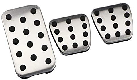 Auto-Tretauto-Pedale, passend für Ho n&da Civic CRV Jade Accord Elysion Odyssey Accelerator Brake Fuel Brake Footrest Pedal Covers (Color : at),MT