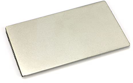 Sharp Patch - Diamond Sharpener Utility Patch. for Knife, Axe, Tool and Fishing Hook Sharpening. ‘Hook’ Type Fastener Rear. Credit Card Size with Universal #1000 fine grit. UK-Made. (1 Pack)