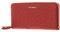 Coccinelle Tassel Ostrich Zip Around Wallet Acero/Acero
