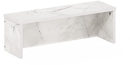 Furinno Helena 48cm Kitchen Counter Stackable Organizer Shelf, Marble White