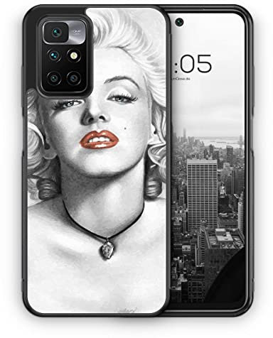 Marilyn Monroe Vintage - Silikon Hülle für Xiaomi Redmi Note 11 Pro 4G 5G - Vintage Damen Frauen Mädchen Schöne Hübsche Berühmte Personen Schutzhülle Handyhülle Case Cover