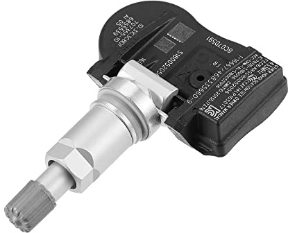 QUARKZMAN Reifendruck Kontrollsystem Sensor Für BMW X5 12-18 1pc | OE 36106855539/36106881891, 433MHz, Schwarz, Silberton, Kunststoff, Metall, Für BMW 3er F30 11-18, Für Mini Cooper F56 13-20