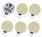 ShuoHui G4 LED 12V 24V Dimmbar, 3.5W 350 Lumen 15 SMD 5630 DC 10V-30V 3 STÜCKE, Warmweiß 3000k (3)
