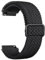 Amzpas Armband für Samsung Galaxy Watch 3 45mm/Huawei GT 2 46mm,Nylon 22mm Verstellbares Geflochtenes Ersatzarmbänder für Galaxy Watch 46mm/Gear S3 Frontier Damen Herren (Schwarz)