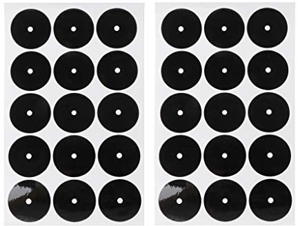 96 Stücke Billardtisch Marker Billardtisch Schwarze Markierungspunkte Marker Billard Punkt Aufkleber Snooker Für Billard Praxis Aufkleber Für Autos
