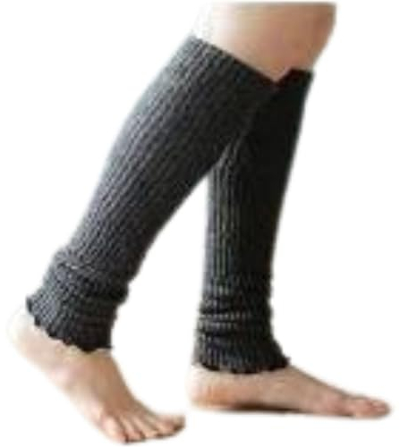 Kakun Japan Signature™ 'Mofmofu' Beinwärmer aus Seide - Armwärmer gemütlicher Schlaf, hergestellt in Japan - Winterkomfort für Schwangere, Dunkelgrau, Einheitsgröße