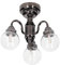 Qcwwy Puppenhaus Kronleuchter 1:12 Mini Exquisite Retro Miniatur Silber Glasleuchte