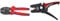 Knipex PreciForce® Crimpzange brüniert, mit Mehrkomponenten-Hüllen 220 mm 97 52 36 & PreciStrip16 Automatische Abisolierzange, in Blister, 0,08-16 mm²