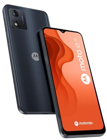 Motorola E13 8 Go RAM 128 Go, écran 6,5, Appareil Photo 13MP, Batterie 5000 mAh, Smartphone déverrouillé, Noir Cosmique, Version FR