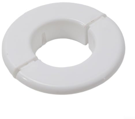 Hole Cover, Rosettes Cover Rosette Cable Entry Cable Passage 40-80mm Hole Cover, White Single Cable Bushes-Feed Through Wall Cover-Coaxial/Coax Hole(50mm)