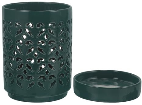 VANZACK Vaso Per Orchidee In Ceramica Con Fori Vasi Per Piante Con Fori Di Drenaggio E Vassoio Per Fiori Traspirante