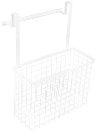 Cabilock Estante De Almacenamiento De Rejilla Cesta De Hierro con Ganchos Organizador De Cocina Diseño Elegante