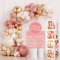 Baby Shower Decorazioni, 109Pezzi Arco Palloncini Rosa Bianchi Oro, 4 Scatola Baby Shower con 27 Lettere(B+A-Z), Palloncini Rosa para Compleanno, Decorazioni Nascita Bambino, Gender Reveal Party