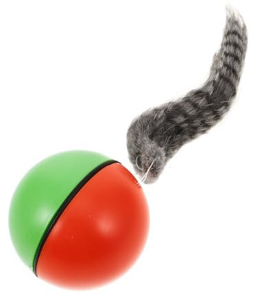 BELLIFFY Electric Balls Interactive Rolling Mouse Toys for Cat Puppy Dog Bath Play Random Color