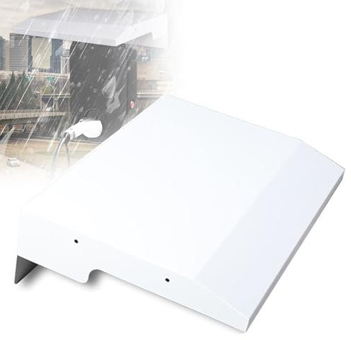 Outdoor Camera Cover, Stainless Steel Sturdy Camera Sun Rain Shade with 3 Expansion Screws, Easy To Install, Security Cover Wall Mount, Outdoor Camera Protector, for Dome/bullet Outdoor Camera