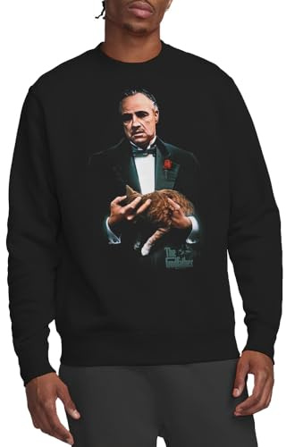 Godfather Painted Poster Crew Sweatshirt, Black, Large