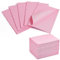 Makartt Disposable Nail Mats - Fordable Nail Paper Towels for Table Acrylic Nail Practice Sheet, 3 Ply Waterproof Nail Art Table Mats, 50 Pieces Pink Clean Pads for Salon Manicure Tattoo