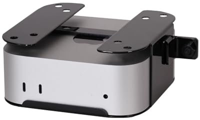 Sonnet MacCuff mini (2024+) Steel Mounting Bracket for 2024 Mac mini for Under Desk, Wall & VESA Monitor Mount – Padlock Compatible
