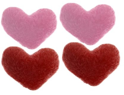 EXCEART 4 Stück Herzförmige Anstecknadel Herz-kit Doppelköpfige Werkzeuge Ersatzdeckel Für Teekannen Nadelkissen Für Handgelenkschlaufe Wickler Stifte Stickmaschine Sieb Flasche Polyester