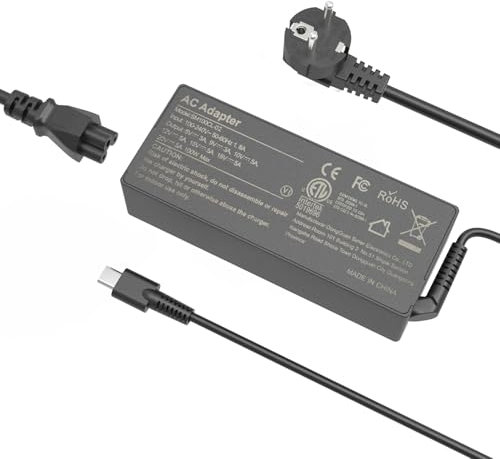 100W USB C Netzteil Universal Laptop Ladekabel Ladegerät für HP Lenovo Thinkpad Dell Laitude MacBook Pro Acer Asus LG Huawei MateBook für alle USB-C Laptop Charger Adapter