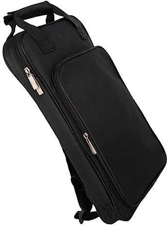 HYTROVE Bolsa De Almacenamiento De Baquetas De Batería De Oxford Mochila Portátil Con Correa Para Hombro Para Transportar Baquetas y Accesorios De Percusión