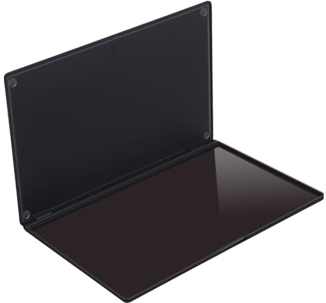 Hohopeti Plateau à Fards à Paupières Vide 1 Grand Format 23x15 Cm Magnétique pour Maquillage DIY Femme Transportable Pratique Rangement Cosmétiques
