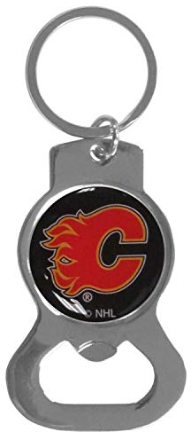 Siskiyou NHL Sports Fan Shop Calgary Flames Flaschenöffner, Schlüsselanhänger, Einheitsgröße, Teamfarbe