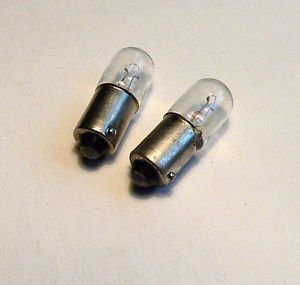 Jellyfish Audio 6.3V 0.15A Light Bulbs pair for Valve Radio Dial or Amplifier Pilot Lamp BA9S