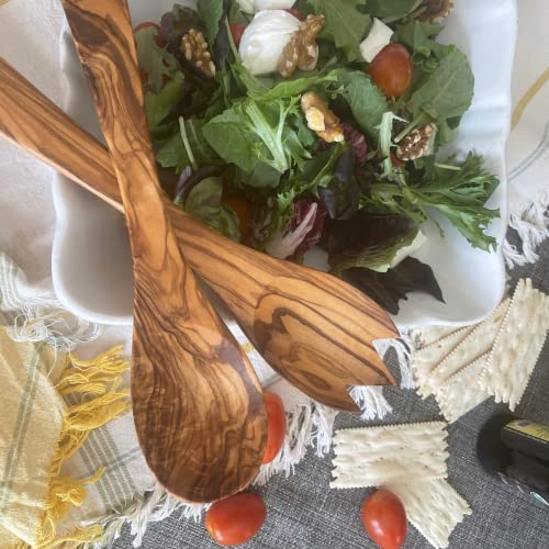 Handmade Olive Wood Utensi Set (Spoon & Spork)