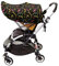 Dreambaby F283 Extenda-Shade® Kinderwagen Sonnenschutz Sonnenverdeck Sonnendach universal EXTRAGROSS mit Seitenschutz (Tiermotive), schwarz