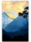 SIN-US 74 einsamer Baum am Himalaya, Nepal - Poster gerollt 90x60cm