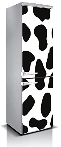 Oedim Vinyl Stickers Kuhflecken für Kühlschrank. | Kühlschrank Aufkleber | Verschiedene Maße: 185x60cm| Klebstoffbeständig und einfache Anwendung | Stilvoller Design-dekorativer