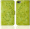 Ailisi für iPhone 7/iPhone 8/SE 2020/SE 2022 Hülle, Karikatur Elefant Muster Leder Handyhülle Brieftasche Schutzhülle Leder Flip Case Wallet Cover Klapphüllen Tasche Etui mit Kartenfächern -Grün