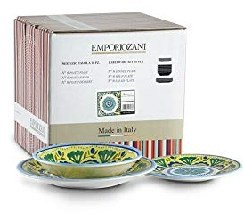 Emporio Zani Tafelservice aus Keramik, 18 Stück, Modell London