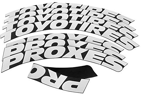 Dequate reifenaufkleber Auto - 8X Reifensticker, wasserdicht Reifenaufkleber Set, reifenbeschriftung Aufkleber Universal für Automative Motorrad