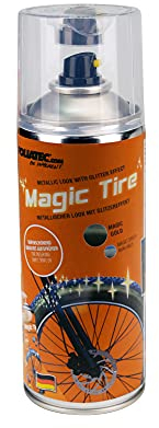 Foliatec Spray para NEUMÁTICOS Magic TYRE Dorado/Verde