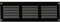 300x100mm Noir Métal Grille de Ventilation - Grille D'aération avec Moustiquaire