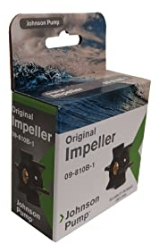 SPX Johnson 09-810B-1 Marine Original Impeller Kit für Pumpe F4, Material MC97, Schwarz, D50,8 x 22 mm; 150 Gramm