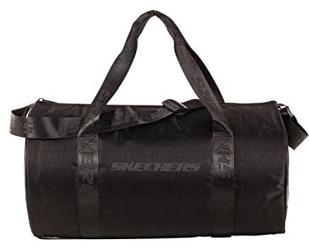 Skechers Unisex Small Locker Duffle Bag, Mens & Womens One Size, Black
