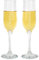 PROMO SHOP Pack 2 copas de champán Personalizadas con Nombres | Para Personalizar mediante Grabado a láser | Regalo para parejas y eventos como Aniversarios, Bodas, San Valentín...