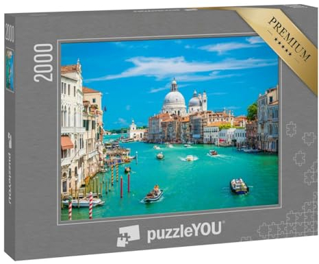 puzzleYOU: Puzzle 2000 Teile „Canal Grande im Sommer, Venedig, Italien“
