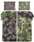 WQIZXCW Camouflage Bettwäsche 135x200, Army Militär Stil Microfaser Bettbezug Set 2 Teilig - Weich & Angenehm & Atmungsaktiv, 1 Bettbezüge mit Reißverschluss + 1 Kissenbezug 80x80 cm