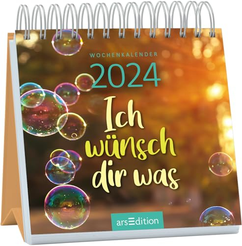 Ars Edition Mini-Wochenkalender Ich wünsch dir was 2024