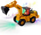 Morofme Bagger Spielzeug, Kinderspielzeug Baggerwagen Automatisches Gehen mit Ton und Licht, Baufahrzeuge Kinderauto Lernspielzeug mit Lichtern und Mehreren Musik für Kinder 2-8 Jahre