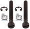 Gubeter Lot de 2 tendeurs de chaîne, pour Husqvarna 33 38 40 45 49 Pour Jonsered 2041 2045 2050 490 590 910 Tronçonneuse, 505 23 09-02, 505 26 78-95, 735 31 09-20