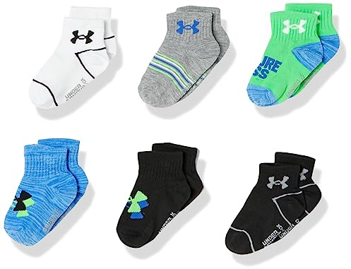 Under Armour Baby Boys' Printed Socks, Extreme Green, 2-4 ans